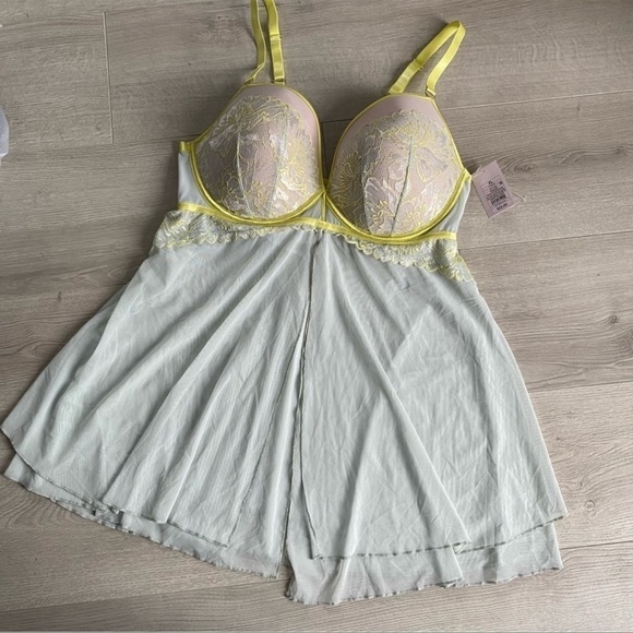 Auden push-up babydoll top. size s - Picture 2 of 9